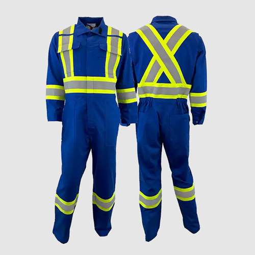 Atlas Guardian FR/AR Summer Coveralls 4" Stripe Royal blue 1074RB