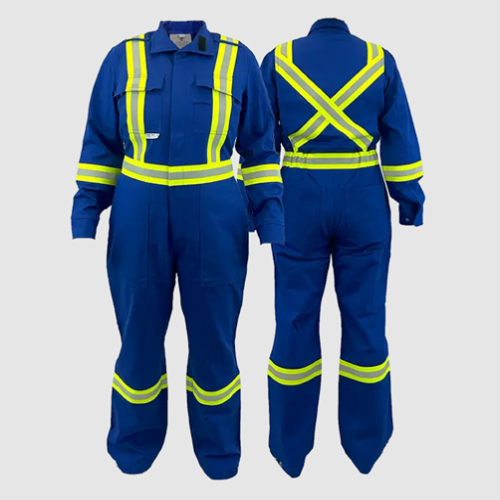 Atlas Guardian® FR/AR Summer Women's Coveralls 2" Stripe Royal Blue 1174RB