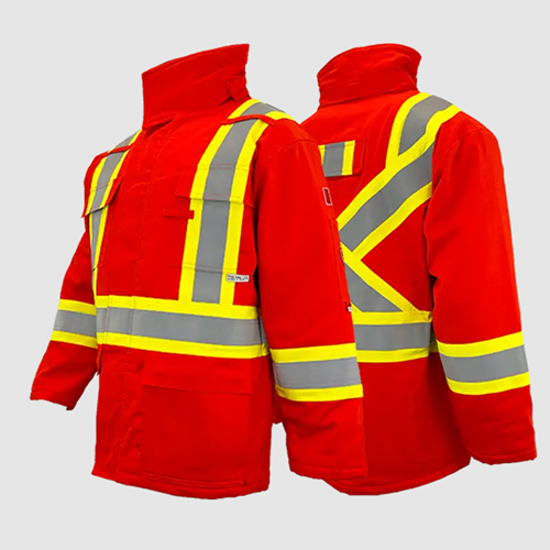 Atlas Guardian® FR/AR Winter Insulated Parka 4" Stripe, Orange 21914OR