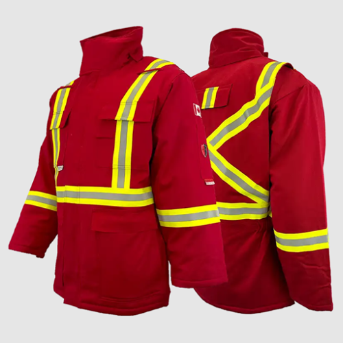 Atlas Guardian® FR/AR Winter Insulated Parka 2" Stripe, Red 2191RD