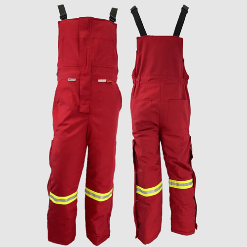 Atlas Guardian® FR/AR Winter Bibs 2" Stripe Red 2192RD