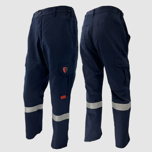 Atlas FR/AR Cargo Pants 2" Silver Stripe Navy Blue 405NB