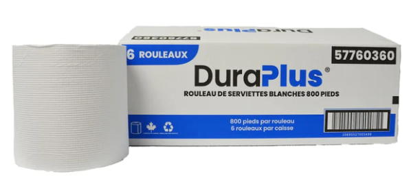 DURA PLUS TOWEL DP0360 800' WHITE