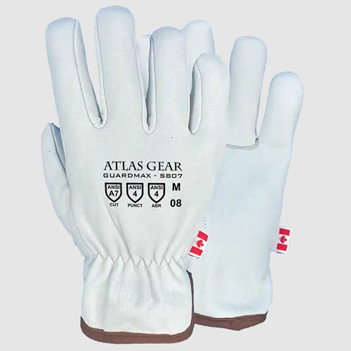 Atlas Gear Leather Roper Gloves Ropermax - S805. W805