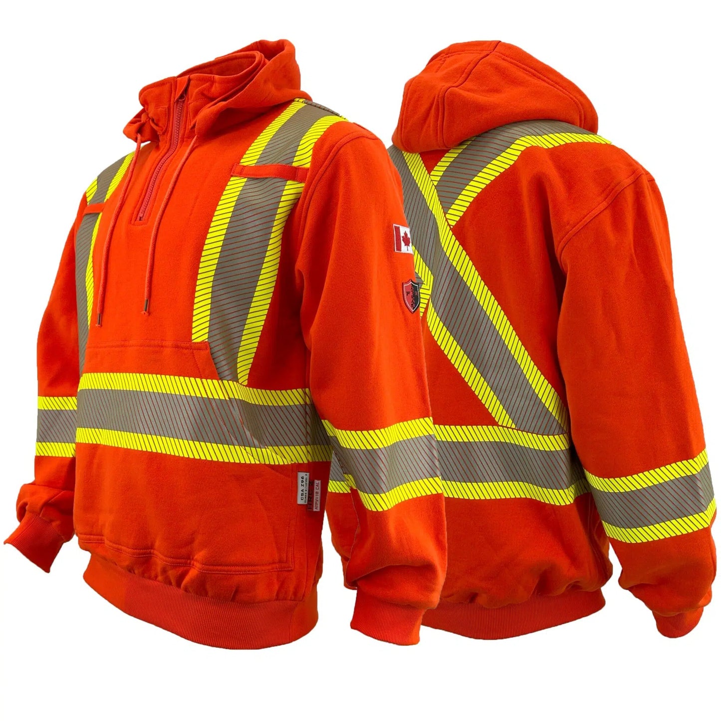 Atlas Guardian® FR/AR 1/4 Zip 4" Stripe Hoodie 4014OR
