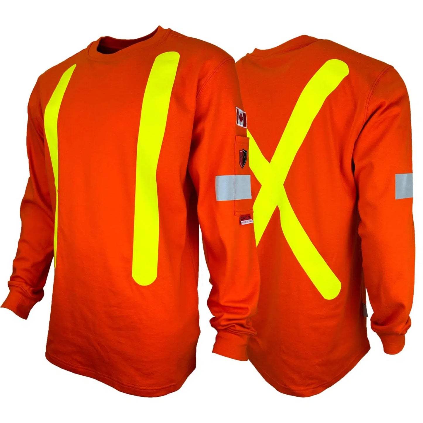 Atlas Guardian® FR/AR OHSA Hi Vis Long Sleeve T-Shirts 507OR