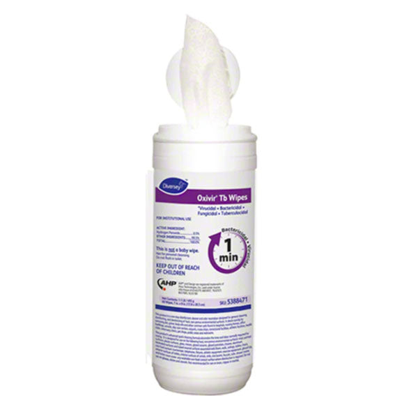 DIVERSEY OXIVER TB WIPES 5995422 60-CT
