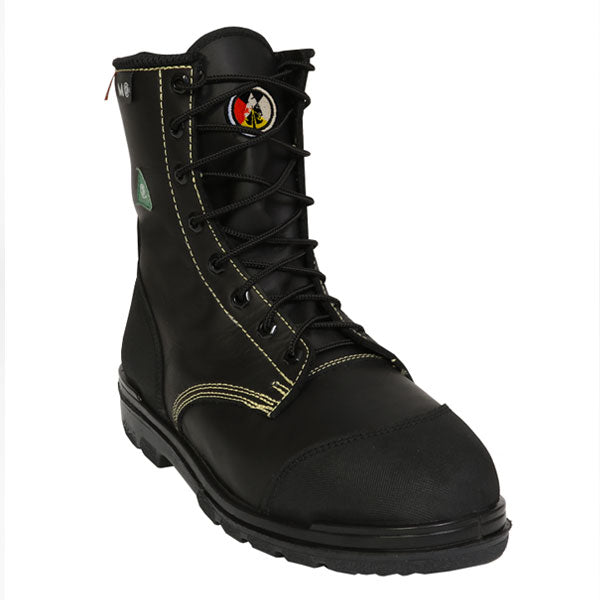 WARRIOR WORK BOOT F1828/BLK MINING SERIES