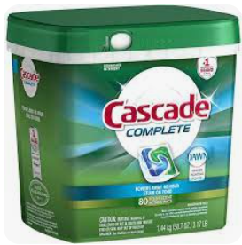 CASCADE COMPLETE ACTION DISHWASHER PACS