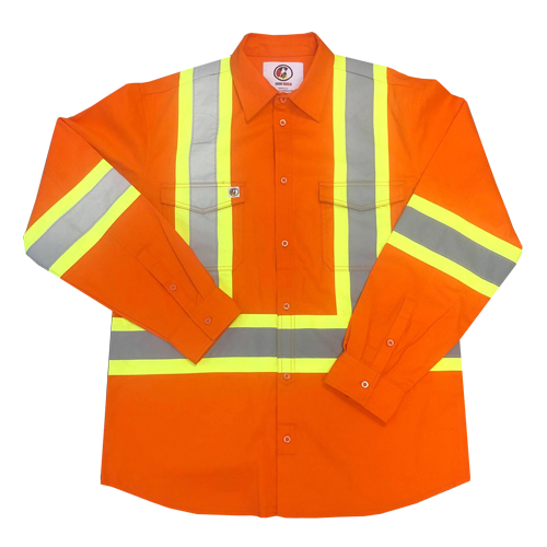 Warrior Long Sleeve - Hi Vis Button Up Shirt - FR SALE Reg $79
