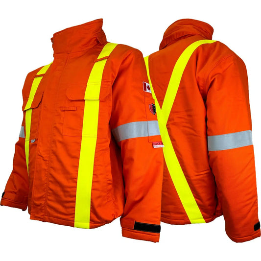 Atlas Guardian® FR/AR OHSA Hi Vis Winter Bomber Jacket 2153OR
