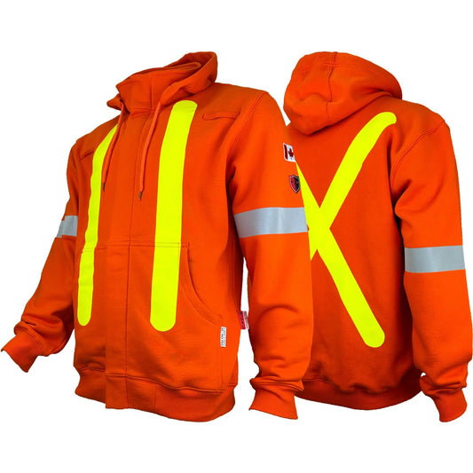 Atlas Guardian® FR/AR OHSA Hi Vis Hoodies 1/4 Zip 501OR