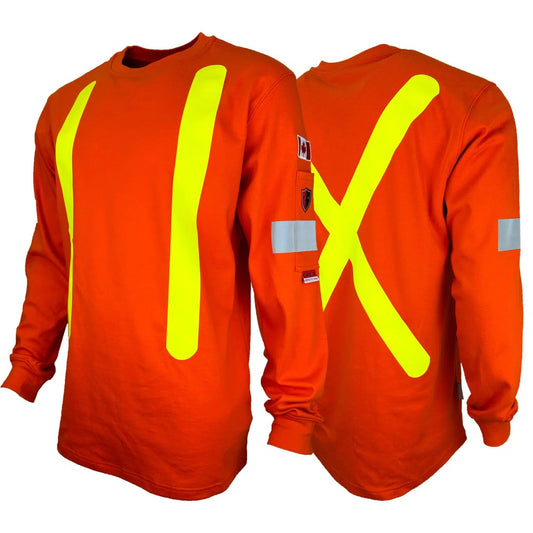 Atlas Guardian® FR/AR OHSA Hi Vis Long Sleeve T-Shirts 507OR