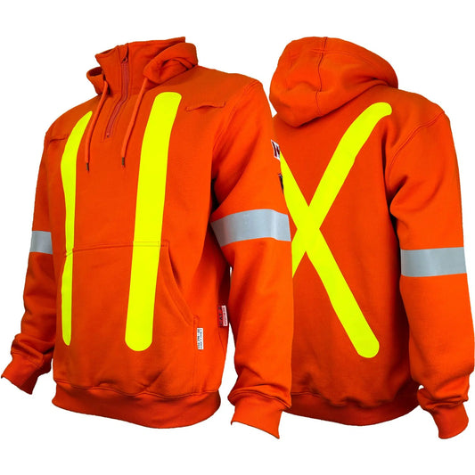 Atlas Guardian® FR/AR OHSA Hi Vis Hoodies 1/4 Zip 501OR