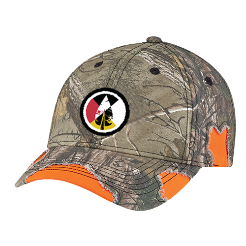 CAMOUFLAGE HUNTING HAT WITH WARRIOR LOGO